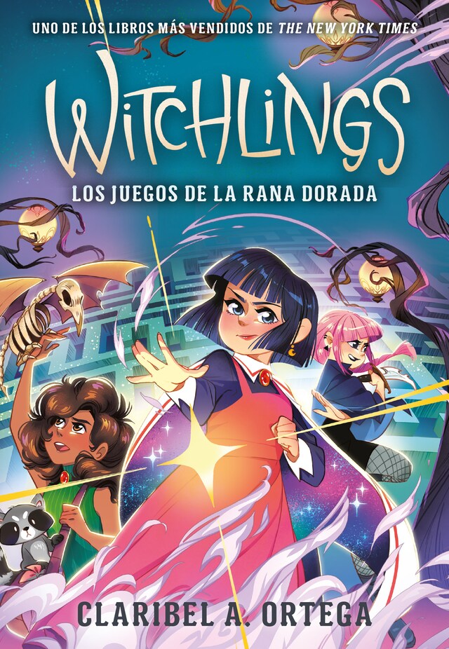 Buchcover für Witchlings 2. Los juegos de la Rana Dorada. La serie bestseller que confirma que la amistad es la magia más poderosa