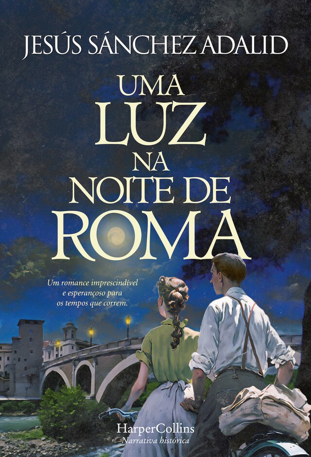 Book cover for Uma luz na noite de roma