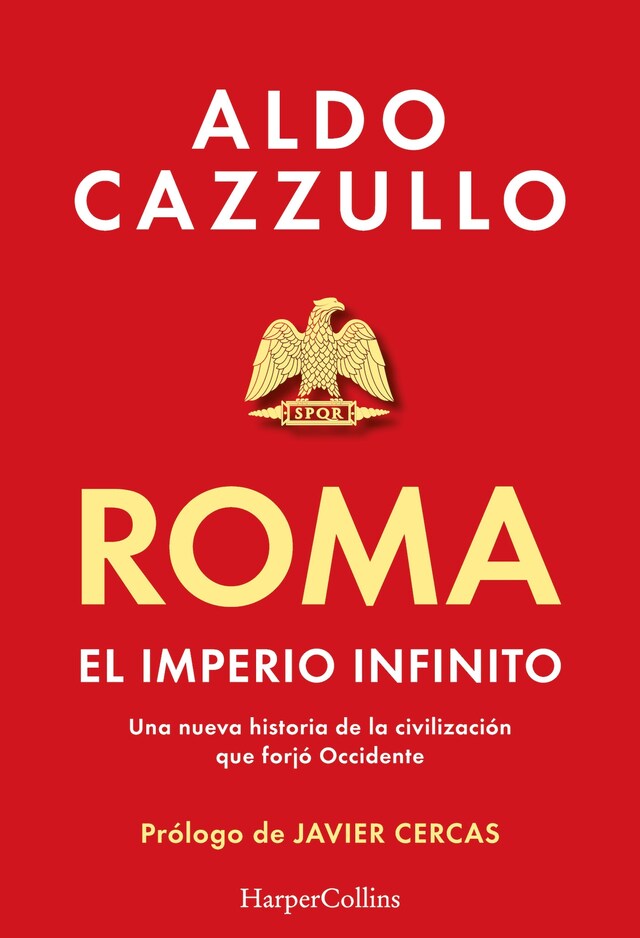 Portada de libro para Roma. El imperio infinito