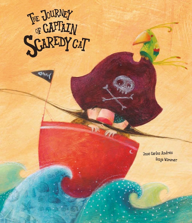 Okładka książki dla The Journey of Captain Scaredy Cat