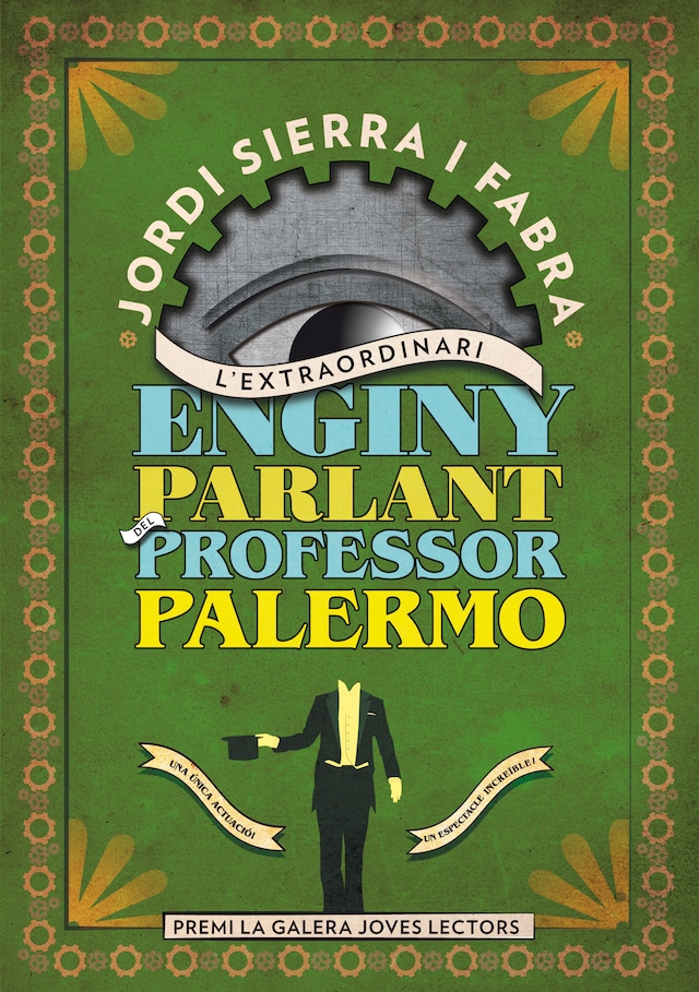 Portada de libro para L'extraordinari enginy parlant del Professor Palermo