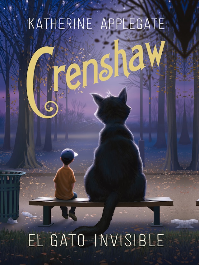 Book cover for Crenshaw. El gato invisible