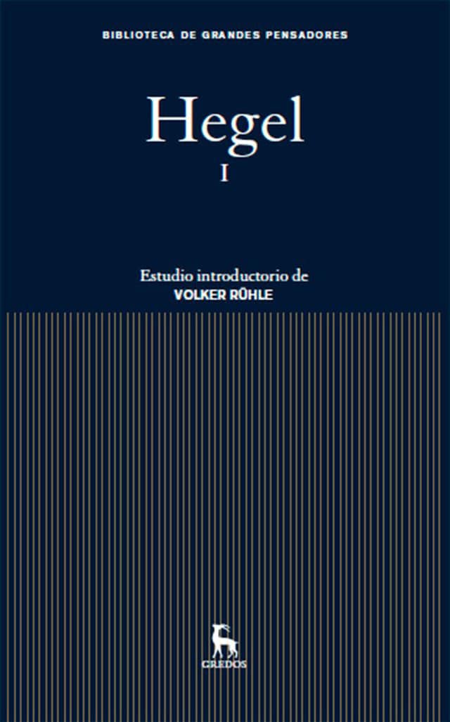 Book cover for Hegel I