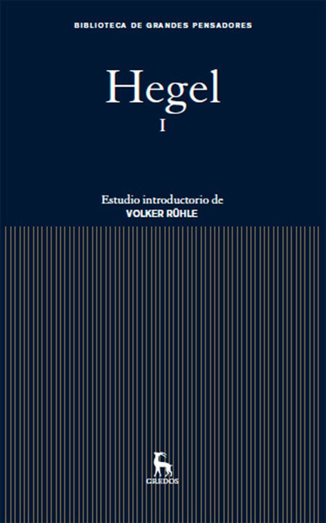 Book cover for Hegel I