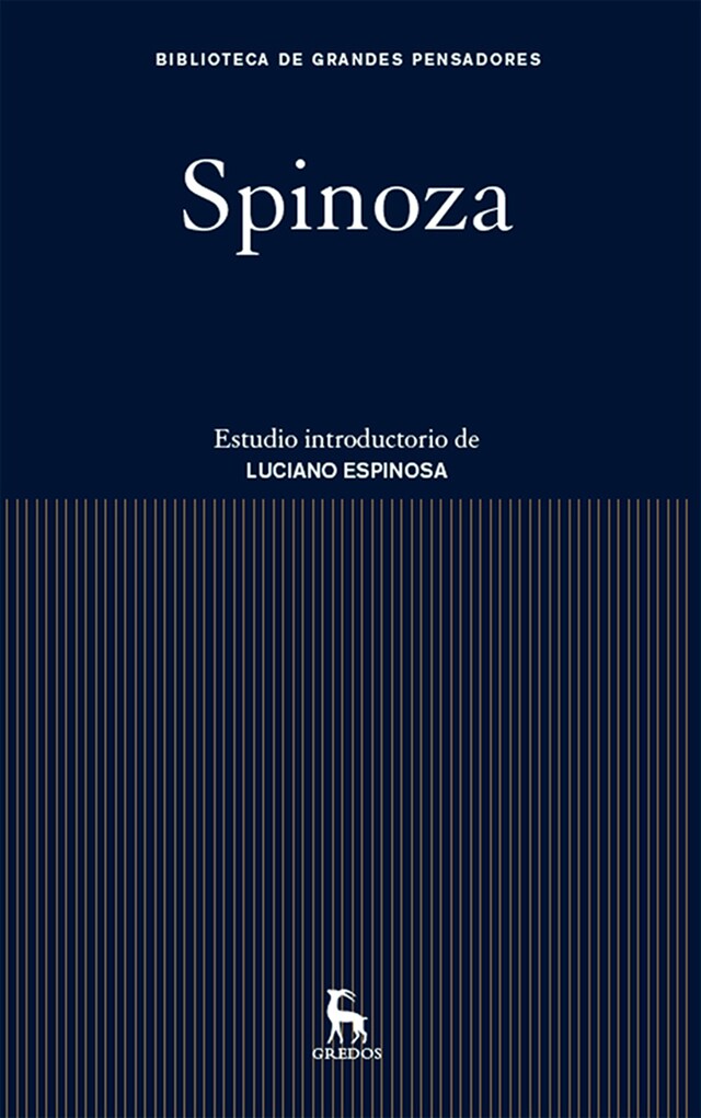 Copertina del libro per Spinoza