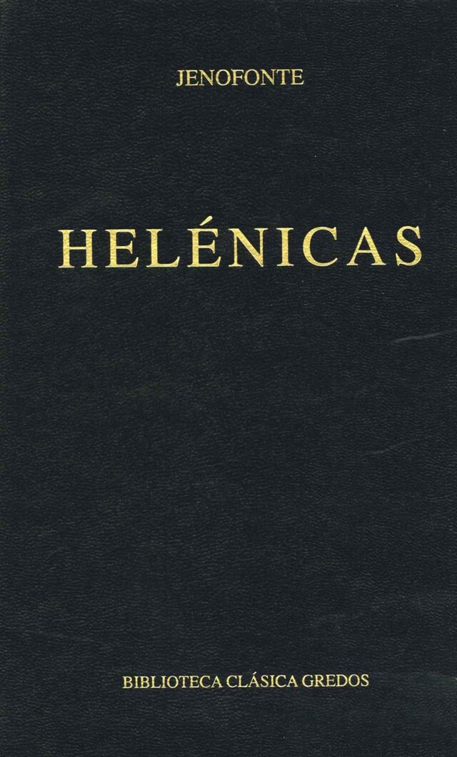 Kirjankansi teokselle Helénicas
