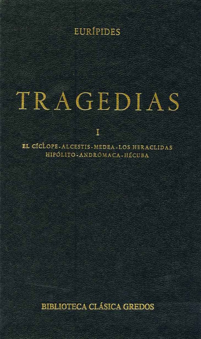 Book cover for Tragedias I