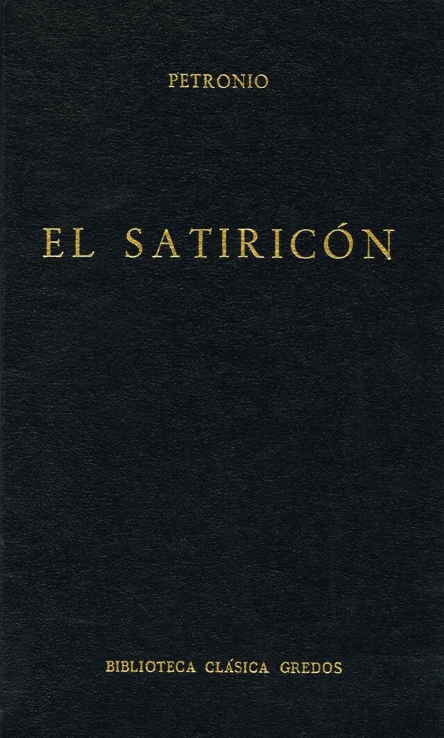 Buchcover für El satiricón
