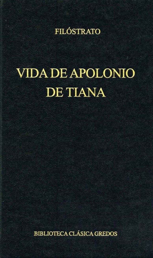 Kirjankansi teokselle Vida de Apolonio de Tiana