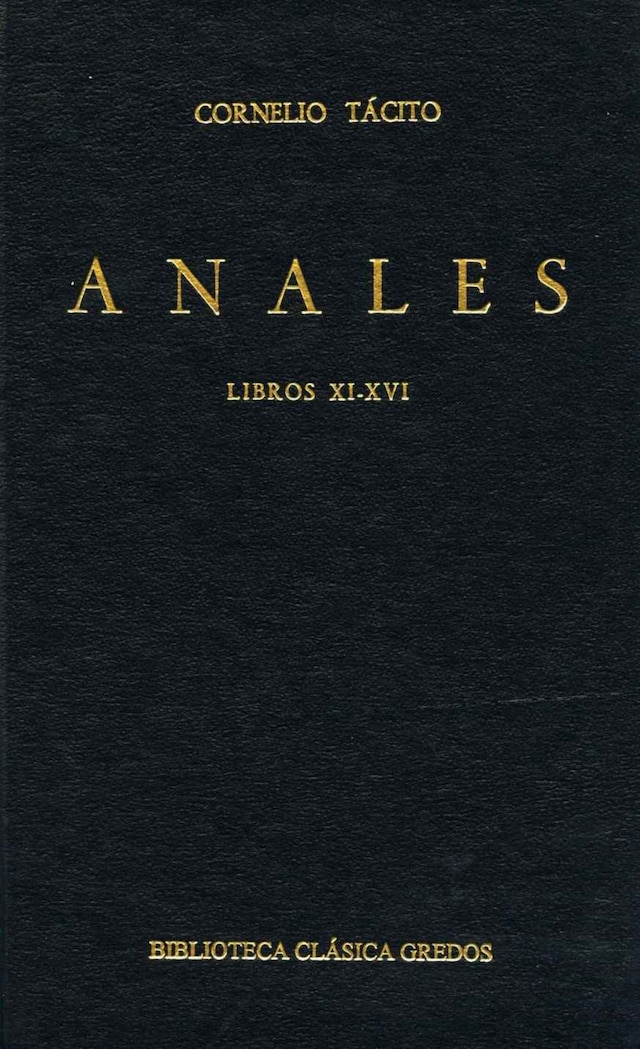 Book cover for Anales. Libros XI-XVI