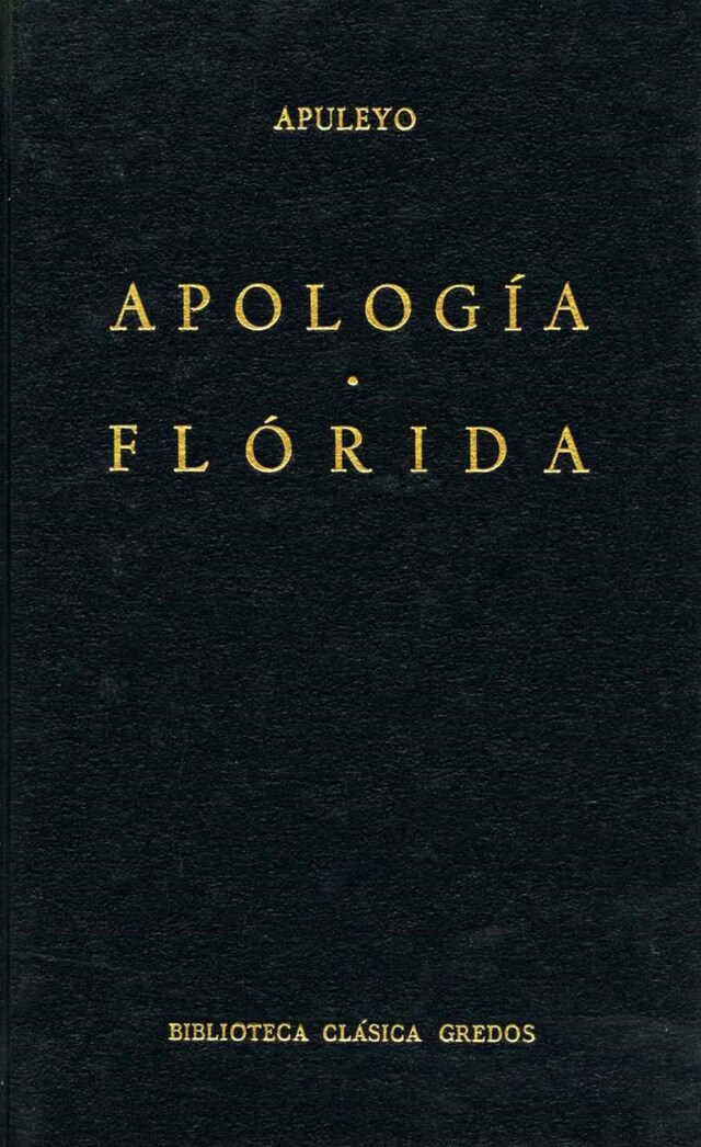 Buchcover für Apología. Flórida.