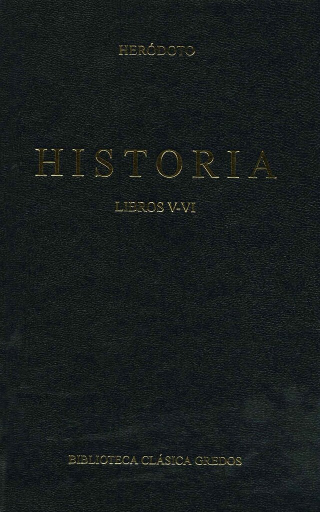 Book cover for Historia. Libros V-VI