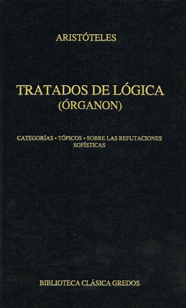 Bogomslag for Tratados de lógica (Órganon) I