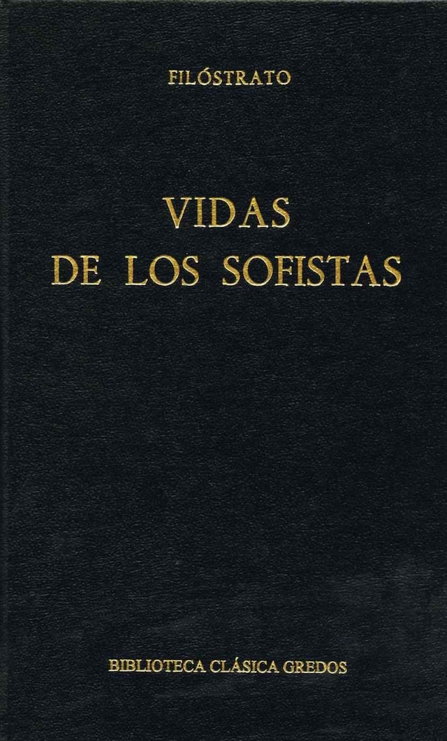 Okładka książki dla Vidas de los sofistas