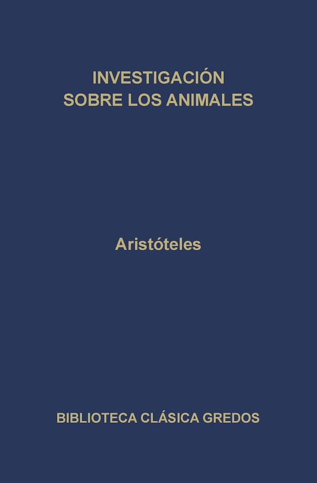 Book cover for Investigación sobre los animales