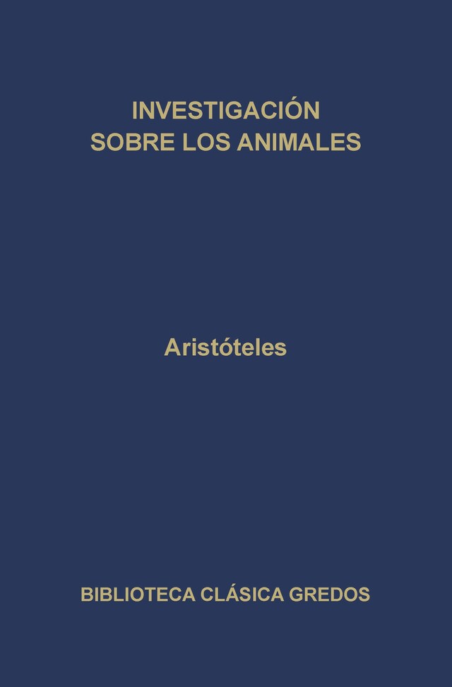 Kirjankansi teokselle Investigación sobre los animales