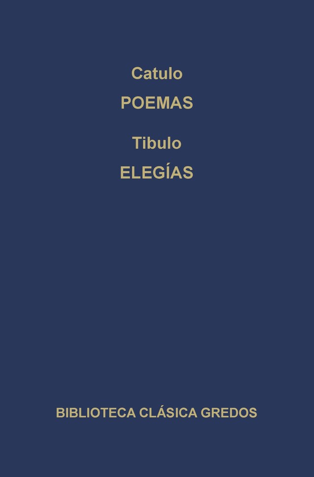 Couverture de livre pour Poemas. Elegías.
