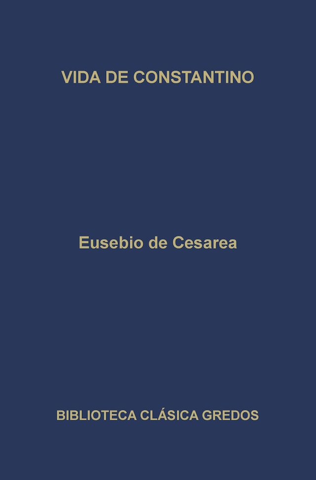 Book cover for Vida de Constantino