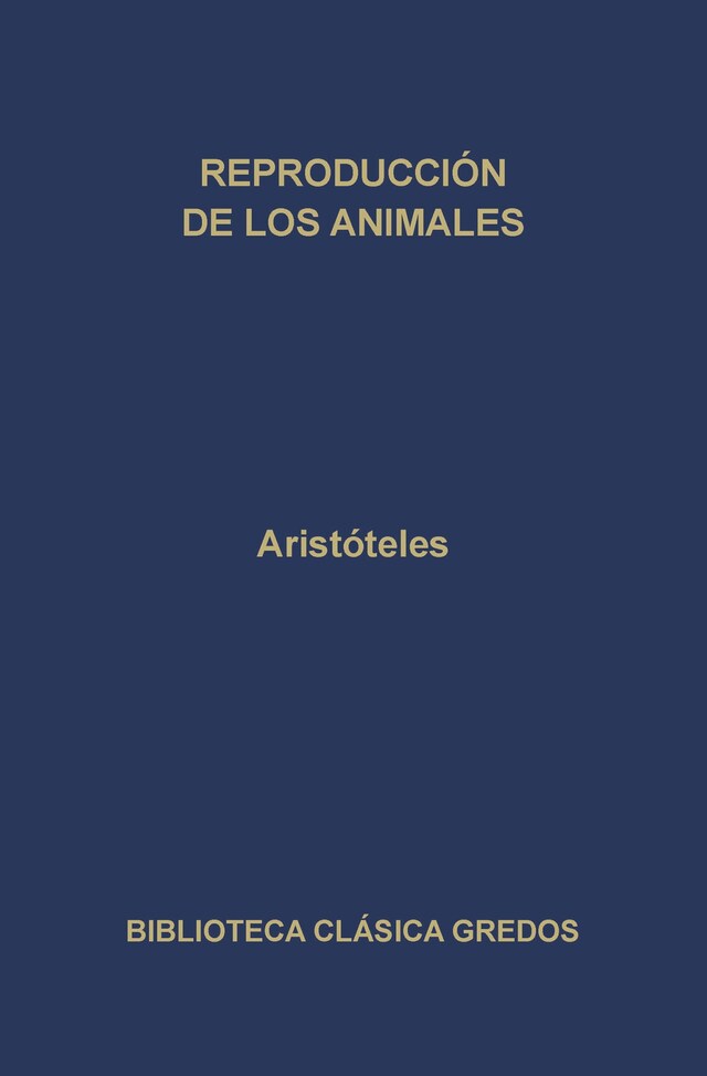 Book cover for Reproducción de los animales