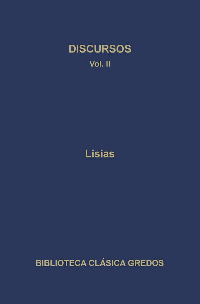 Book cover for Discursos II