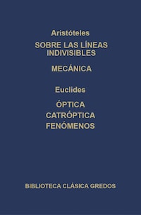 Sobre las líneas indivisibles. Mecánica. Óptica. caóptrica. Fenómenos.