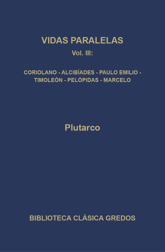 Book cover for Vidas paralelas III