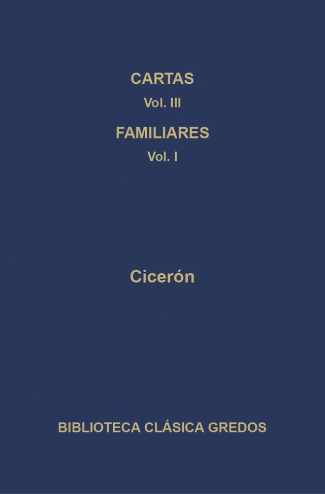 Copertina del libro per Cartas III. Cartas a los familiares (Cartas 1-173)