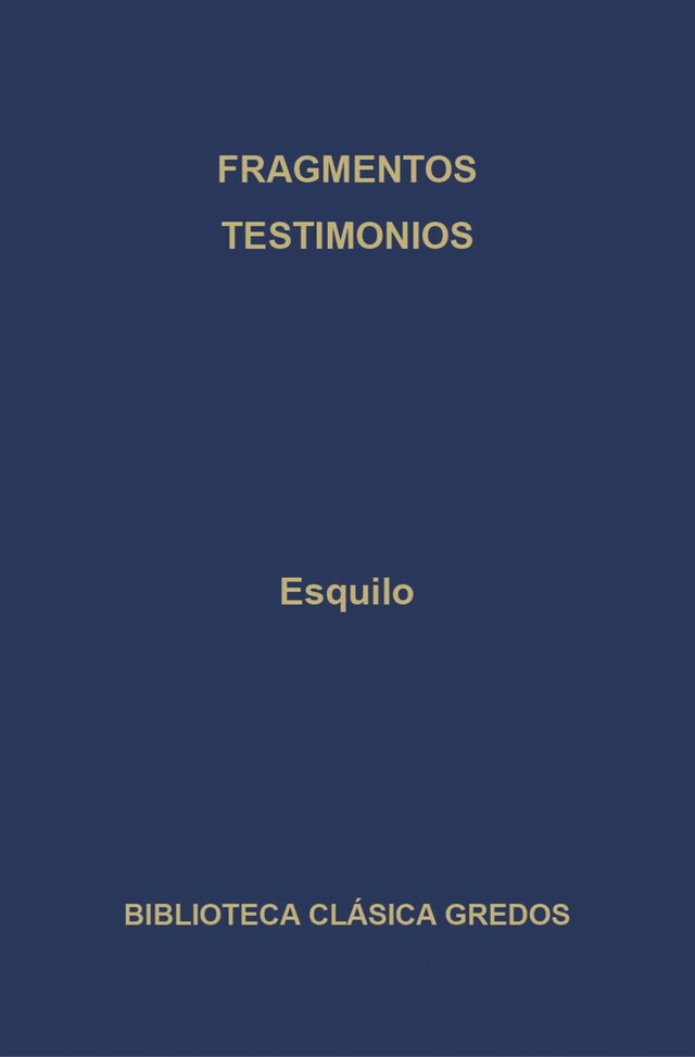 Buchcover für Fragmentos. Testimonios.