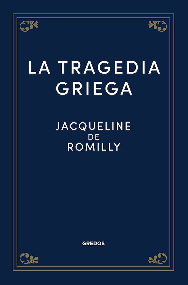 Book cover for La tragedia griega