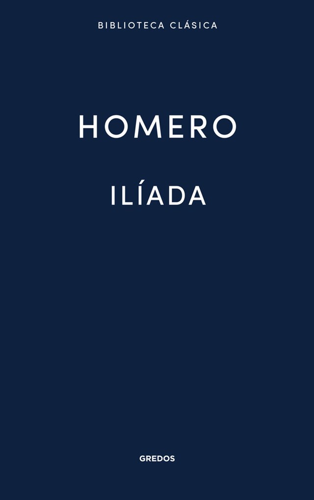 Portada de libro para Ilíada