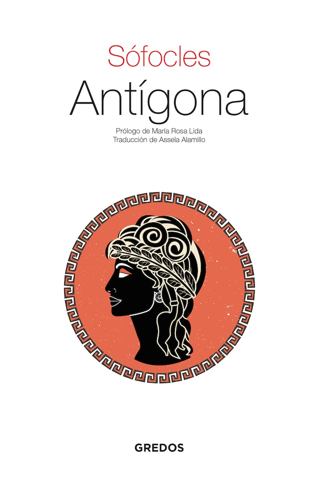 Antígona Buchcover für Antígona