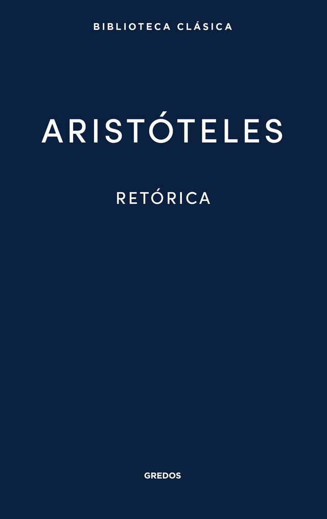Book cover for Retórica