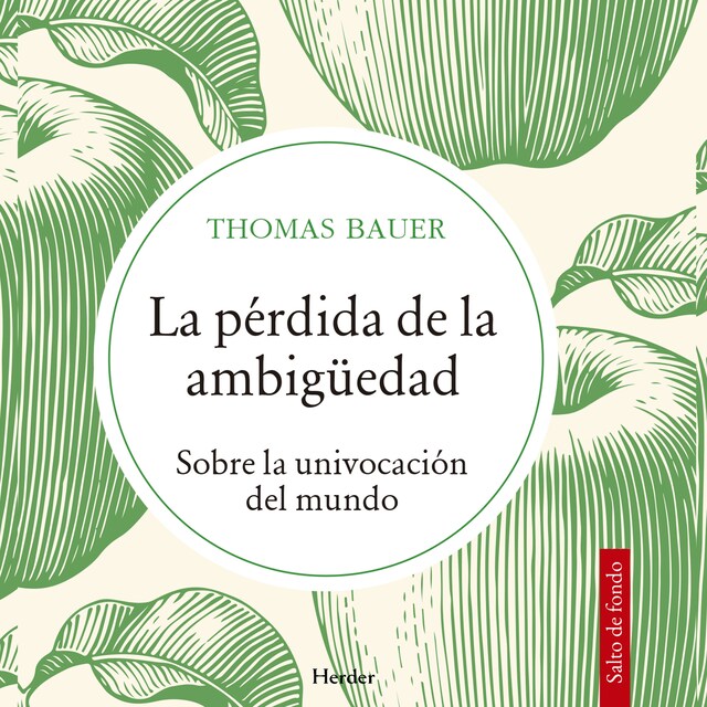 Book cover for La pérdida de la ambigüedad