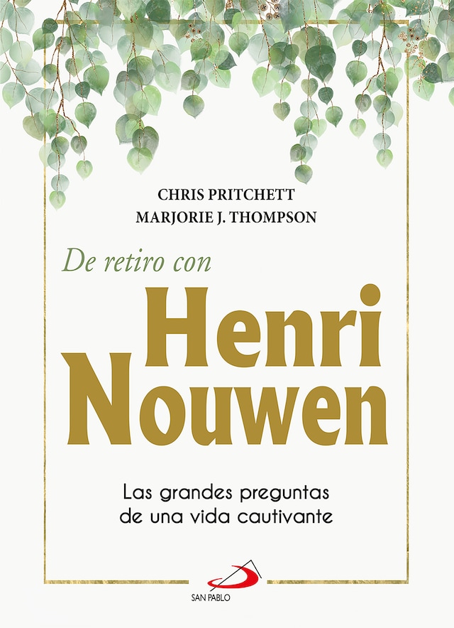 Kirjankansi teokselle De retiro con Henri Nouwen