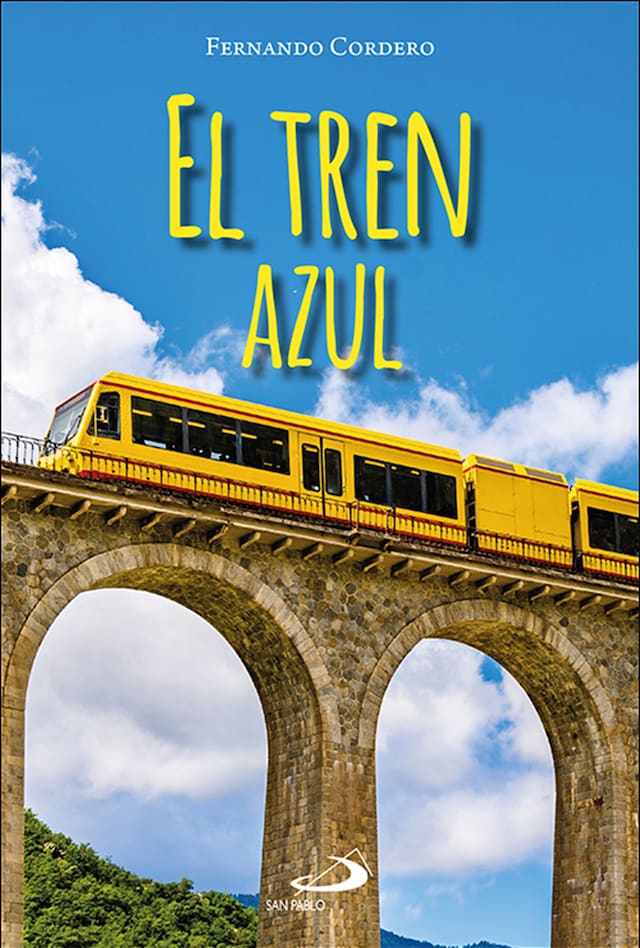 Portada de libro para El tren azul