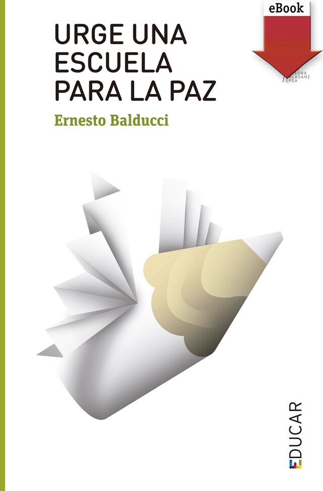 Portada de libro para Urge una escuela para la paz