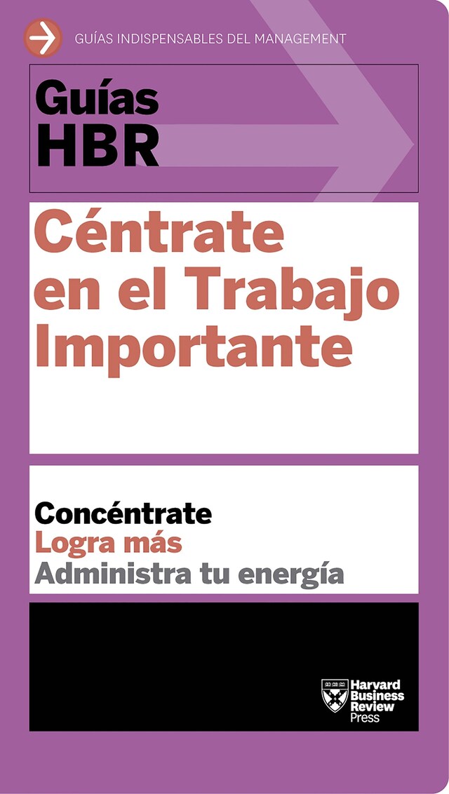 Book cover for Guía HBR: Céntrate en el Trabajo Importante