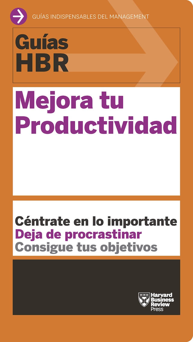 Book cover for Guía HBR: Mejora tu productividad
