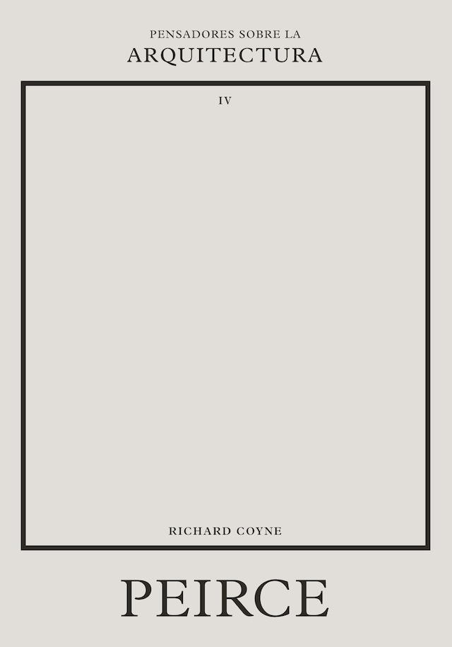 Book cover for Peirce sobre la arquitectura