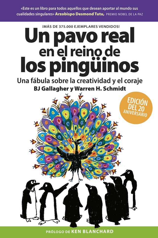 Book cover for Un Pavo real en el reino de los pingüinos