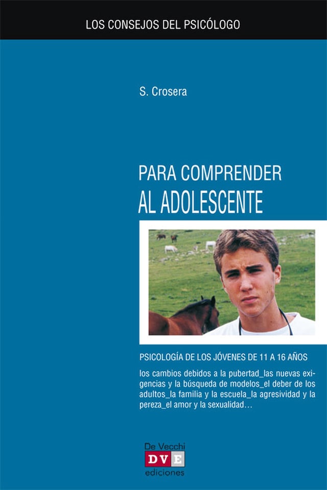 Book cover for Los consejos del psicólogo para comprender al adolescente