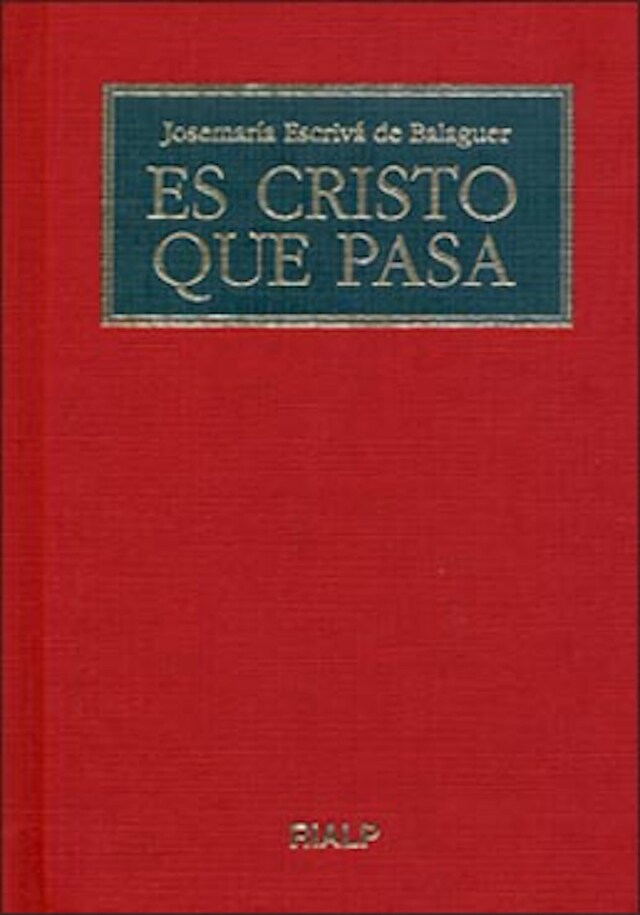 Portada de libro para Es Cristo que pasa