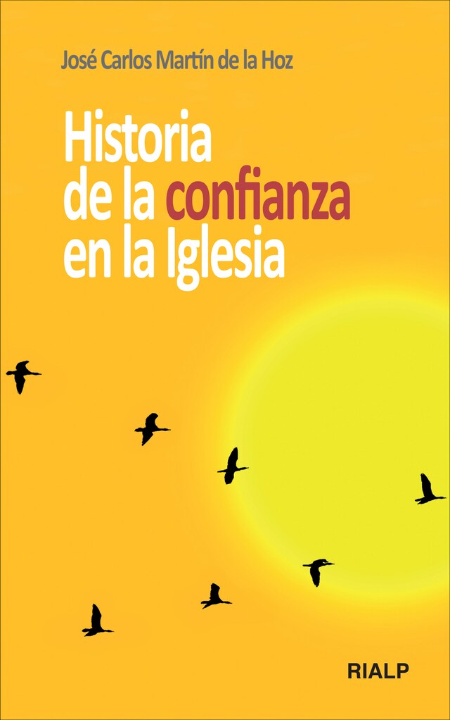 Buchcover für Historia de la confianza en la Iglesia