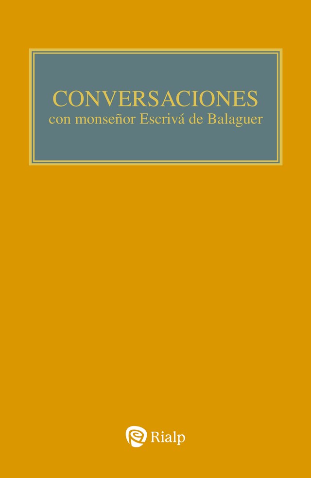 Portada de libro para Conversaciones con Mons. Escrivá de Balaguer