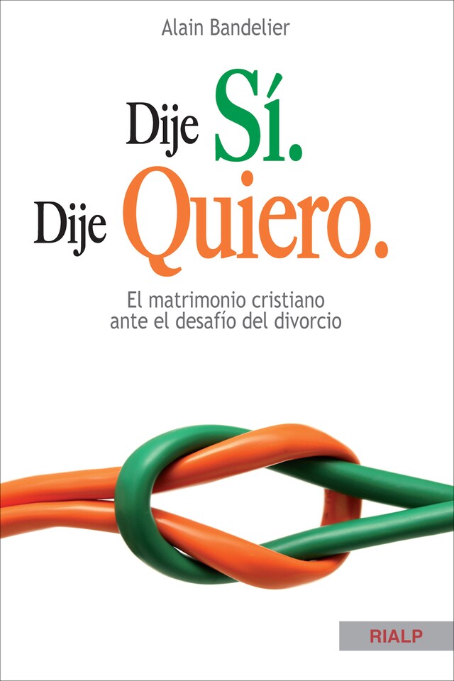 Couverture de livre pour Dije sí. Dije quiero