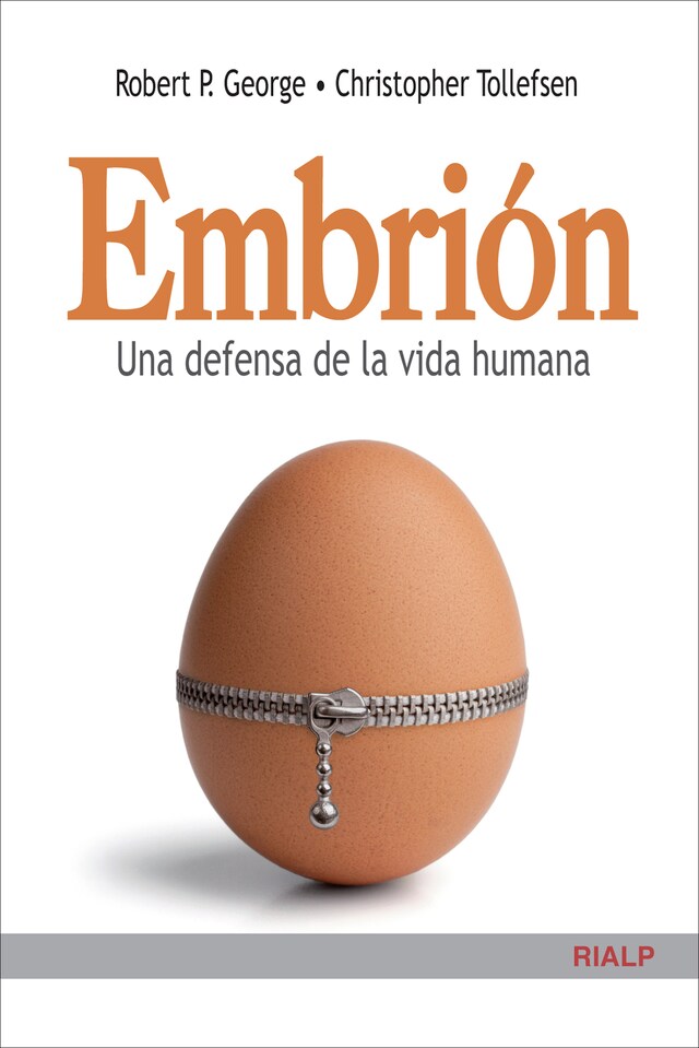 Book cover for Embrión. Una defensa de la vida humana
