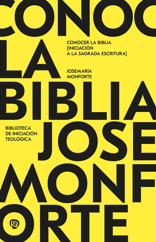 Buchcover für Conocer la Biblia. Iniciación a la Sagrada Escritura