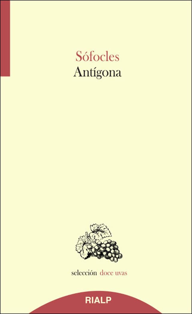 Kirjankansi teokselle Antígona