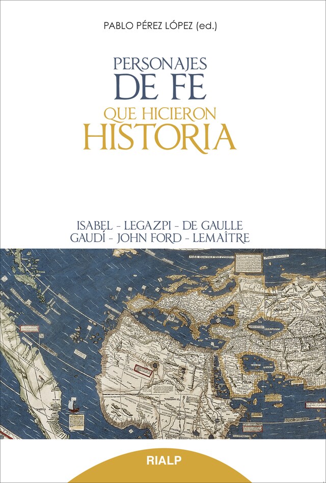 Couverture de livre pour Personajes de fe que hicieron historia