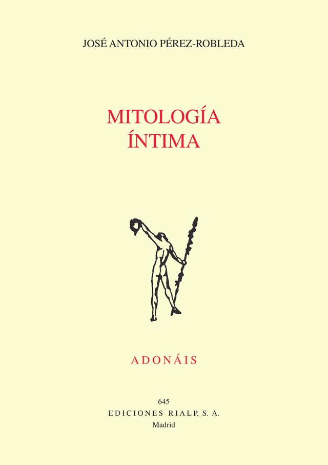 Book cover for Mitología íntima